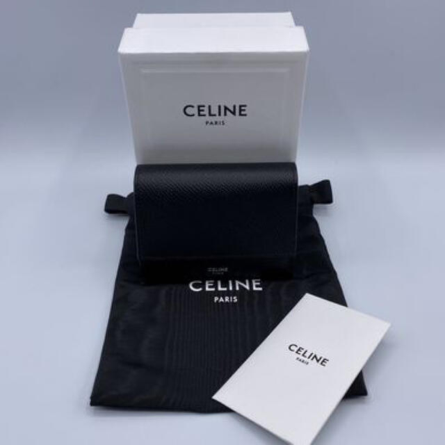 celine(セリーヌ)のCELINE セリーヌ スモール 財布 ロゴ ウォレット 三つ折り財布 レディースのファッション小物(財布)の商品写真