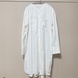 アンタイトル(UNTITLED)の美品　シャツワンピース　ワンピース(ひざ丈ワンピース)