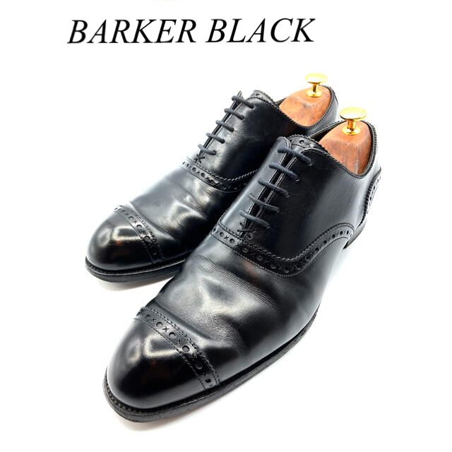 【定価10万】BARKER BLACK バーカーブラック　ストレートチップドレス/ビジネス