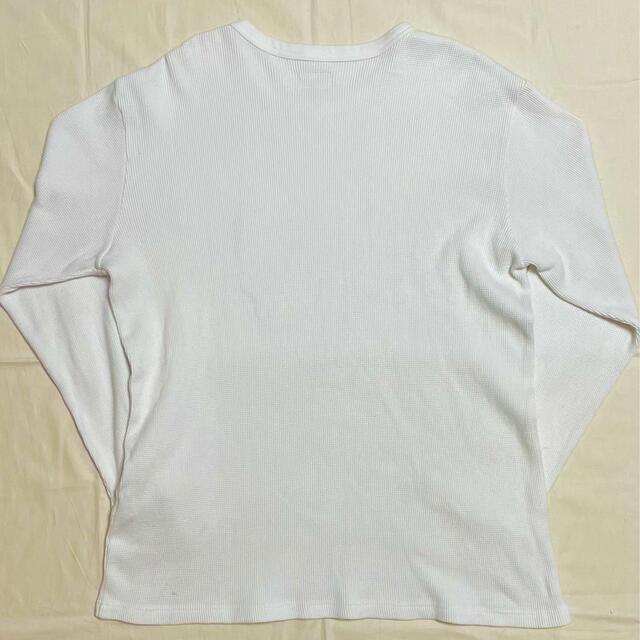 XL シュプリーム アーチロゴ サーマル ホワイト Tシャツ ロンT