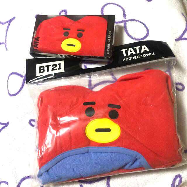 BT21 - BT21 TATA フードタオル クレンジングバンドの通販 by みんみん