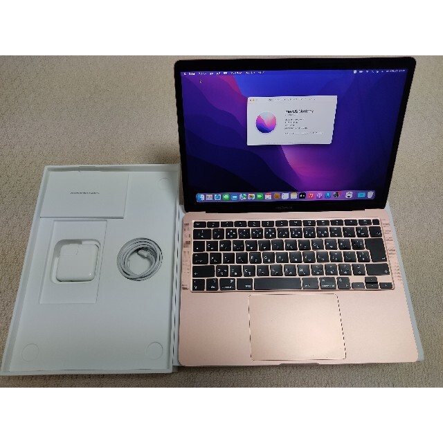数量限定価格!! Mac (Apple) 256GB 8GB M1チップ 13インチ air MacBook