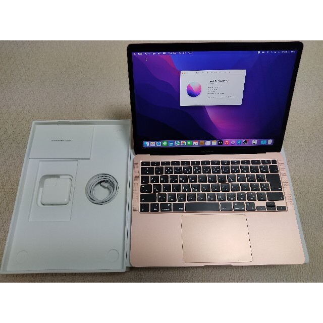 PC/タブレットApple MacBook air 13インチ M1チップ 8GB 256GB