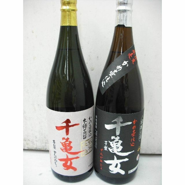 【若潮酒造】 千亀女（いも焼酎） １．８Ｌ ２種 ６本セット 食品/飲料/酒の酒(焼酎)の商品写真