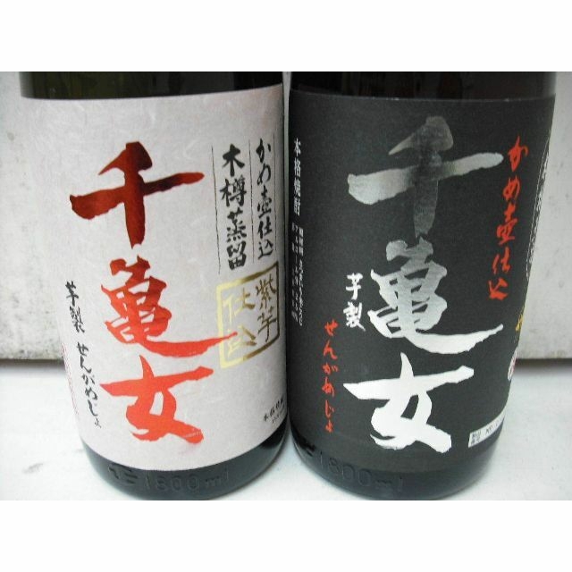 【若潮酒造】 千亀女（いも焼酎） １．８Ｌ ２種 ６本セット 食品/飲料/酒の酒(焼酎)の商品写真