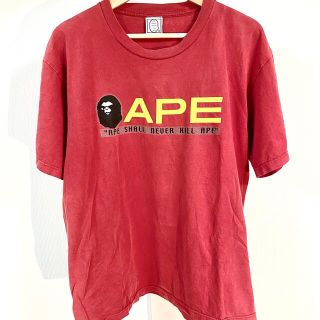 アベイシングエイプ(A BATHING APE)の初期品★APE★アベイシングエイプ★Tシャツ★Lサイズ(Tシャツ/カットソー(半袖/袖なし))