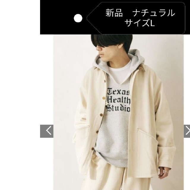 新品 Lサイズ SMITH ' S AMERICAN 別注　シャツジャケット メンズのジャケット/アウター(カバーオール)の商品写真