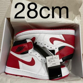 ナイキ(NIKE)の28cm NIKE AIR JORDAN 1 OG HERITAGE ⁡国内正規(スニーカー)