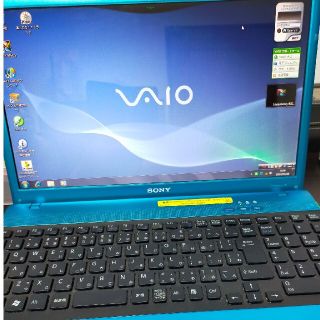 バイオ(VAIO)のSONY ノートPC  VAIO Eシリーズ VPCEB29FJ ブルー(ノートPC)