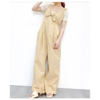 カスタネ(Kastane)のjumelle wide jumpsuit cream(オールインワン)