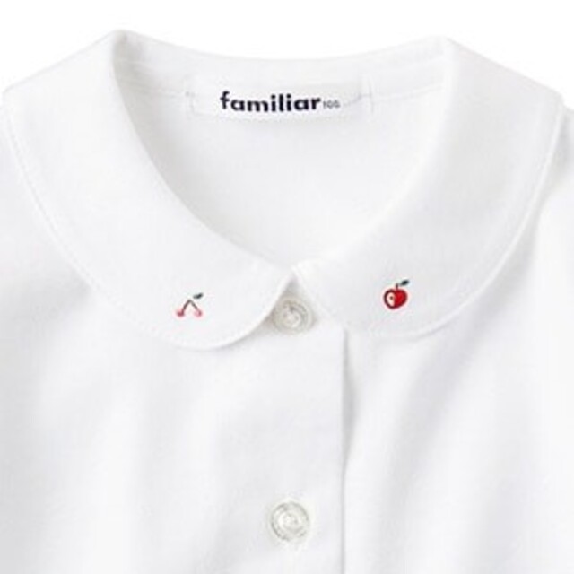 familiar(ファミリア)のfamiliar　現行品　半袖 ブラウス(240018) キッズ/ベビー/マタニティのキッズ服女の子用(90cm~)(ブラウス)の商品写真