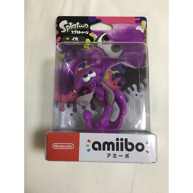 Nintendo Switch(ニンテンドースイッチ)のamiibo イカ ネオンパープル スプラトゥーン エンタメ/ホビーのフィギュア(ゲームキャラクター)の商品写真