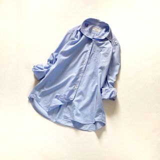 ドゥーズィエムクラス(DEUXIEME CLASSE)の美品✨ ドゥーズィエムクラス  定番ストライプシャツ ゆったり ウォッシュシャツ(シャツ/ブラウス(長袖/七分))