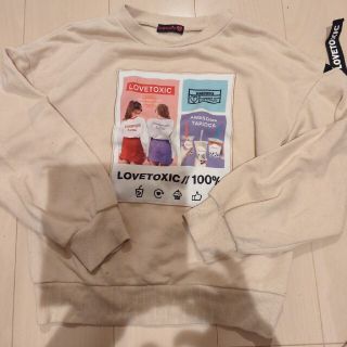 ラブトキシック(lovetoxic)のLove Toxicラブトキシック　キッズ女の子トレーナー150(Tシャツ/カットソー)