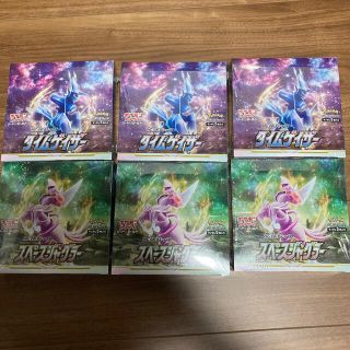 ポケモン(ポケモン)のポケカ  スペースジャグラー3box•タイムゲイザー3box 未開封シュリンク付(Box/デッキ/パック)