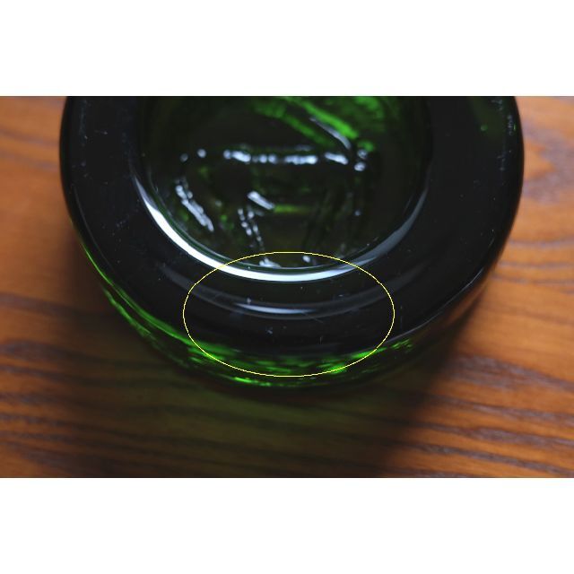 iittala(イッタラ)のErik Hoglund エリックホグラン 灰皿 rhogrell エンタメ/ホビーの美術品/アンティーク(ガラス)の商品写真