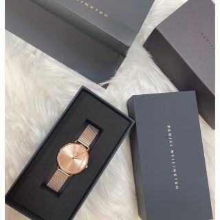 ダニエルウェリントン(Daniel Wellington)の新品未使用♡ダニエルウェリントン♡ PETITE UNITONE ローズゴールド(腕時計)