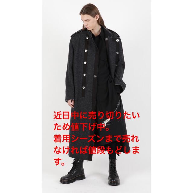 ヨウジヤマモト 21aw 肩章コート        20ss 21ss 22ss