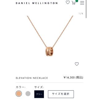 ダニエルウェリントン(Daniel Wellington)のダニエルウェリントン♡新品♡ネックレスELEVATION NECKLACE(ネックレス)