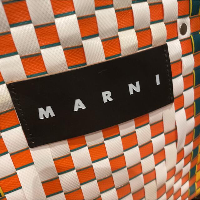 マルニ MARNI フラワーカフェ かごバッグ 7