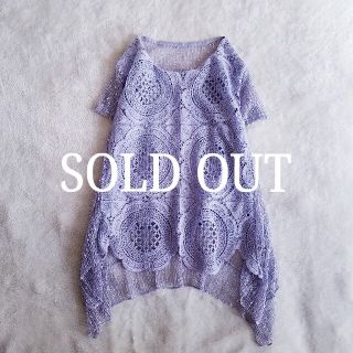 [import] made in italy lace blouse(チュニック)