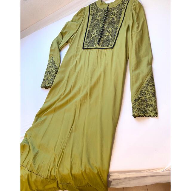 Ameri VINTAGE - ELFIN EMBROIDERY CAFTAN DRESSの通販 by ミィーマ's