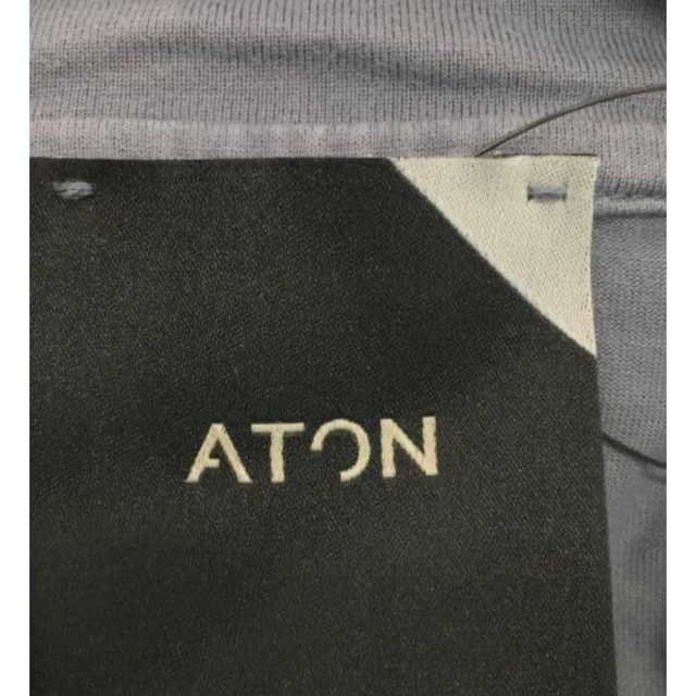 限定SALEお買い得】 ATON ATON SUVIN OVERSIZED Tシャツ ブルーグレー 04の通販 by 1｜エイトンならラクマ 