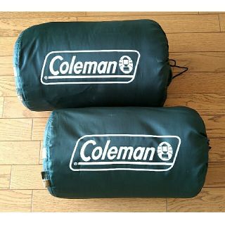 【 Coleman Sleeping Bag 】✕２個セット(寝袋/寝具)