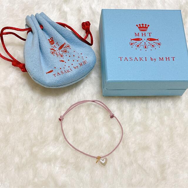 TASAKI by MHT 22K パール コードブレスレッド ハート ピンク 流行