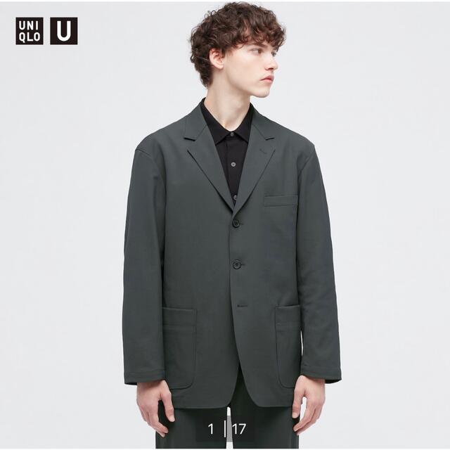 UNIQLO U リラックスフィットテーラードジャケット セットアップ可能 | フリマアプリ ラクマ