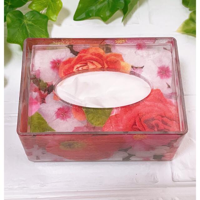 ✩.*˚お花柄 ポケットティッシュBOX✩.*˚ ハンドメイドの生活雑貨(雑貨)の商品写真