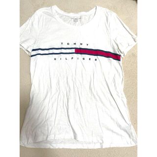 トミーヒルフィガー(TOMMY HILFIGER)のトミーヒルフィガー◇半袖白Tシャツ(Tシャツ(半袖/袖なし))