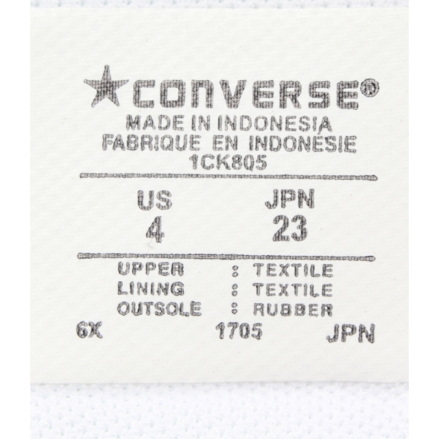 CONVERSE(コンバース)の美品 コンバース ハイカットスニーカー 100周年記念モデル レディース 23 レディースの靴/シューズ(スニーカー)の商品写真