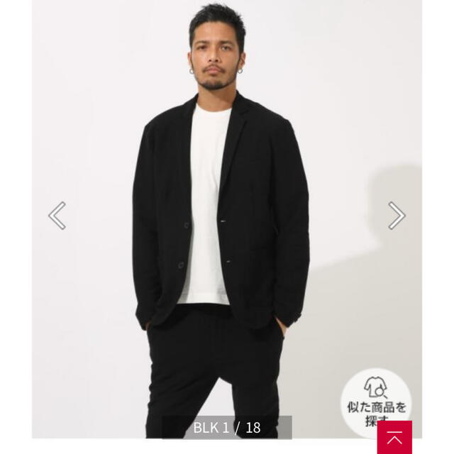 AZUL by moussy(アズールバイマウジー)のAZUL  NOTCHED LAPEL JACKET メンズのジャケット/アウター(テーラードジャケット)の商品写真