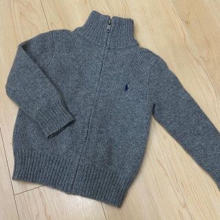 ポロラルフローレン(POLO RALPH LAUREN)のポロラルフローレン キッズ　セーター ニット　グレー　95㎝(ニット)