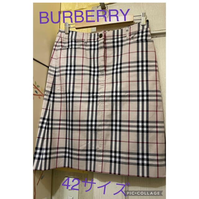 BURBERRY(バーバリー)の人気❣️ BURBERRY ノバチェック 42  大きいサイズ レディースのスカート(ひざ丈スカート)の商品写真