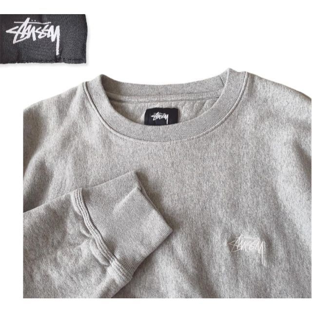 Stussy Stock Logo Crewneck スウェット