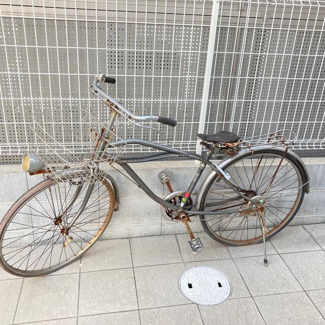 超希少 レトロ 日本製 自転車 MADE IN JAPAN ロッドブレーキの 超希少 レトロ 日本製 自転車 MADE IN JAPAN ロッドブレーキの