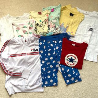 コンバース(CONVERSE)の女の子 130 夏物 9点セット　まとめ売り(Tシャツ/カットソー)