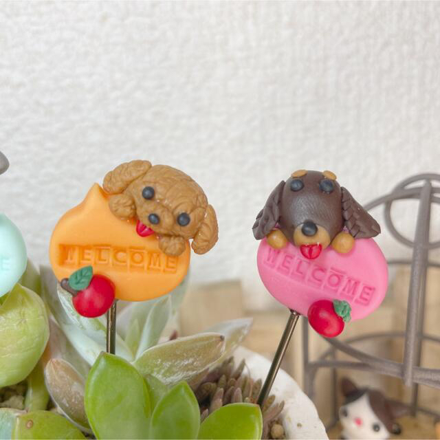 店 素焼き 黒プードル ハンドメイド ガーデンピック ガーデニング 犬雑貨 トイプー 素焼き ガーデンピック 黒 プードル グレー ハンドメイド ガーデニング 犬雑貨