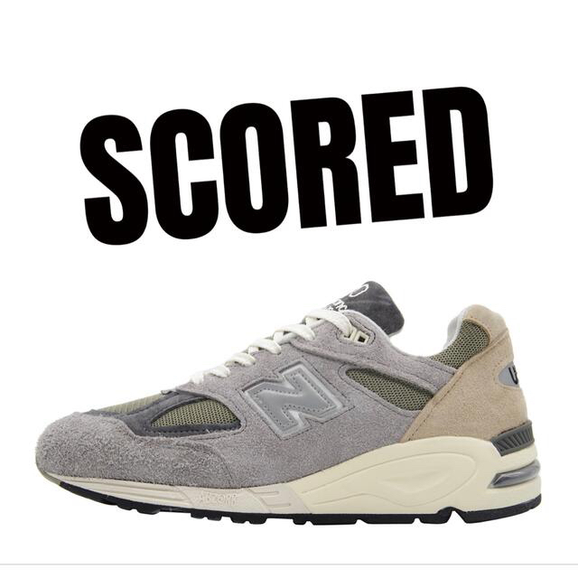 28.5cm New Balance M990TD2 Gray 990v2 メンズ 靴/シューズ ...