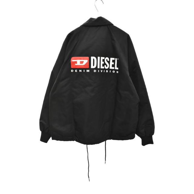 DIESEL ディーゼル Back Scalp Logo Print Coach Jacket  キルティングライナーバックスカルプロゴプリントコーチジャケット 裏地キルティングナイロンジャケット