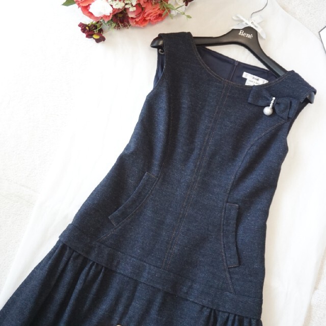 極美品♡ルネ♡デニムワンピース 極美品♡ルネ♡デニムワンピース