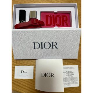 クリスチャンディオール(Christian Dior)の【未使用】ディオール　ノベルティ(口紅、ネイル、ラゲージタグセット)(コフレ/メイクアップセット)