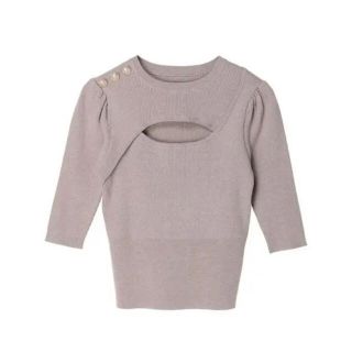 ハーリップトゥ(Her lip to)のALICE★様専用Cutout Ribbed Stretch-Knit Top(ニット/セーター)