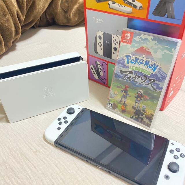 Switch 本体　有機EL   アルセウス　ソフト付き