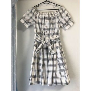 ジルバイジルスチュアート(JILL by JILLSTUART)のJILL by JILLSTUART チェックワンピース  (ひざ丈ワンピース)