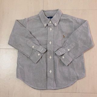 ラルフローレン(Ralph Lauren)のラルフローレン  シャツ　ブルーグレー　90 24M(Tシャツ/カットソー)