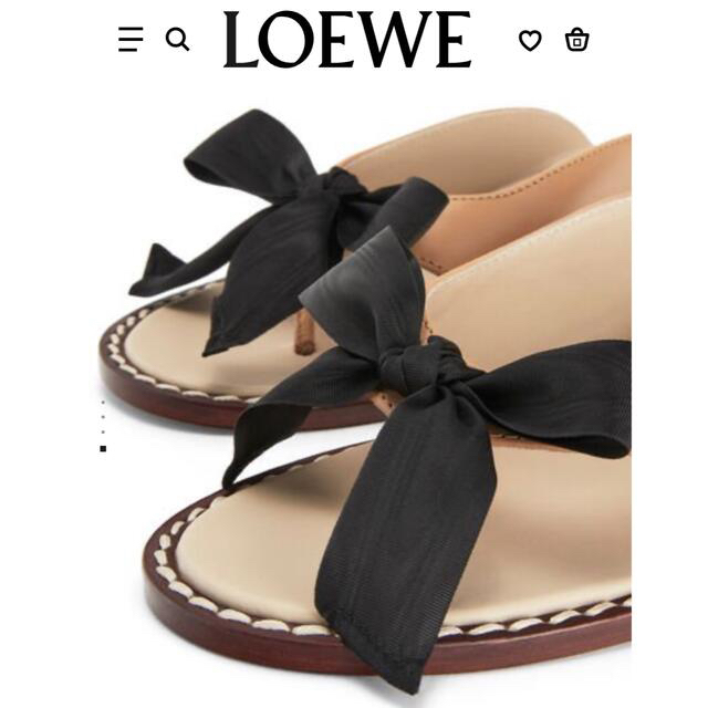 爆買い低価 LOEWE miiさま専用ロエベリボンサンダル ウエッジフリップフロップ LOEWEの通販 by mimimishako's  shop｜ロエベならラクマ