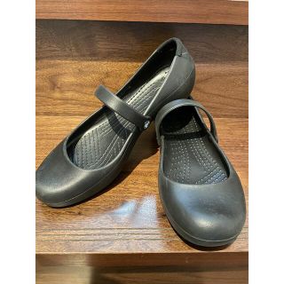 クロックス(crocs)のクロックス　アリスワーク　黒　25cm(ハイヒール/パンプス)